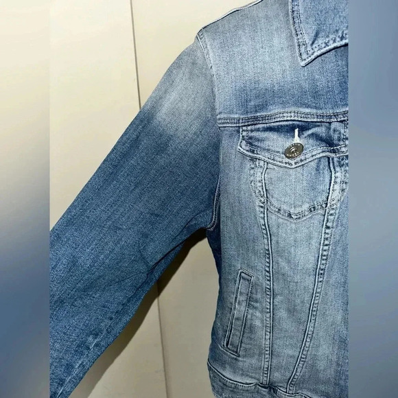 Torrid Distressed Denim Jean Jacket - Picture 6 of 8